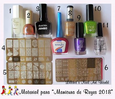 Manicura de Reyes Magos 2018