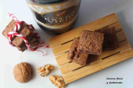 BROWNIE DE CHOCOLATE NEGRO Y RON
