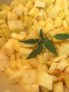 CREMA DE CHIRIVÍAS Y MANZANA