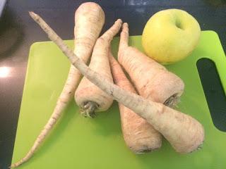 CREMA DE CHIRIVÍAS Y MANZANA