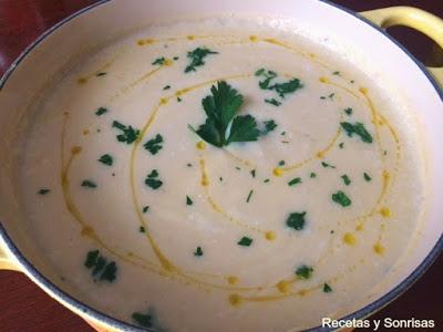 CREMA DE CHIRIVÍAS Y MANZANA