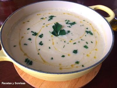 CREMA DE CHIRIVÍAS Y MANZANA