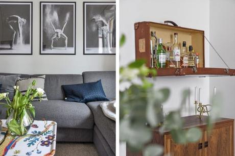 estilo nórdico dormitorio nórdico dormitorio escandinavo dormitorio azul decoracion dormitorios decoración blanco y azul cama bajo la ventana 