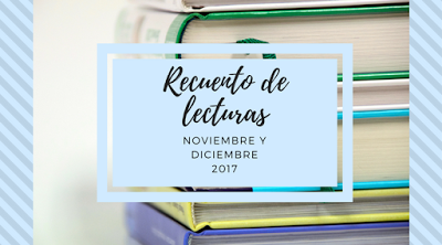 Recuento de noviembre y diciembre 2017