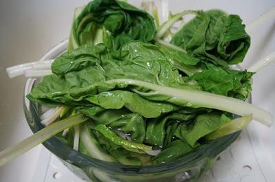 Acelgas con patatas y pimentón