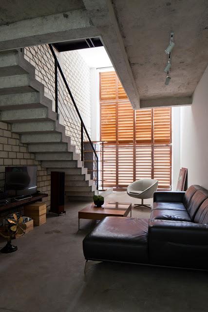 Diseño de apertura de fachada en Vietnam