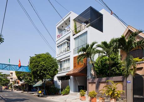 Diseño de apertura de fachada en Vietnam