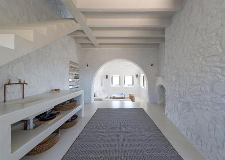 Diseño Interior de un Palacete Griego del S. XVII restaurado.