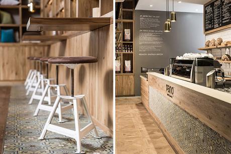 Diseño de cafetería en un centro comercial de Stuttgart Diseño de cafetería en un centro comercial de Stuttgart