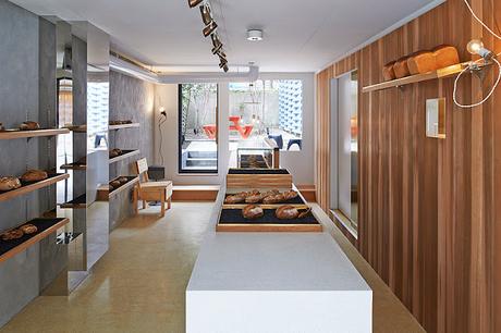 Un diseño alternativo para esta panadería en Japón