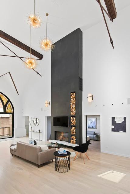 Iglesia transformada en loft en Chicago