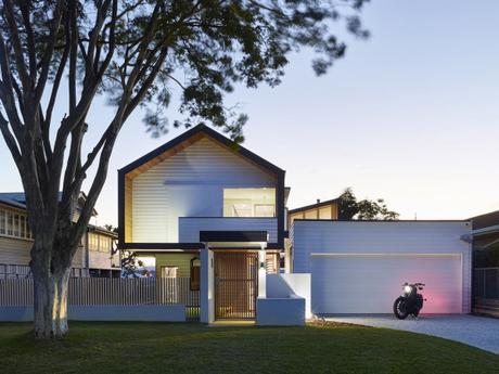 Simple, atractiva y minimalista vivienda en Australia.