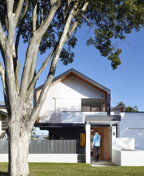 Simple, atractiva y minimalista vivienda en Australia.