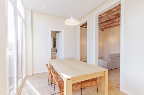 Diseño interior en piso de Barcelona