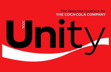 TCCC Unity, la reciente y modernista tipografía personalizada de Coca-Cola