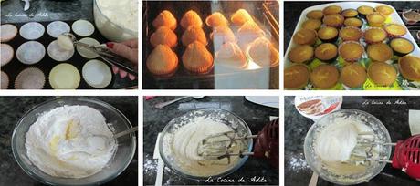 Cupcakes rellenos de mermelada de higos