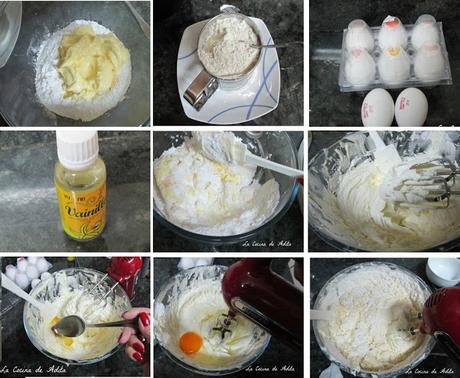 Cupcakes rellenos de mermelada de higos