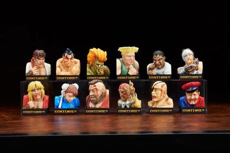 Versiones en 3D de los retratos de los luchadores de Street Fighter para decorar tu habitación