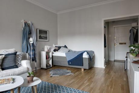 estilo nórdico estilo escandinavo espacios pequeños decoración diseño mini pisos diseño interiores decorar estudio decoración piso alquiler decoración nórdica cocina abierta 