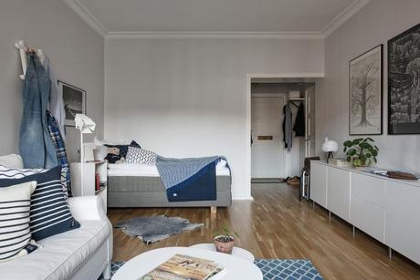 estilo nórdico estilo escandinavo espacios pequeños decoración diseño mini pisos diseño interiores decorar estudio decoración piso alquiler decoración nórdica cocina abierta 