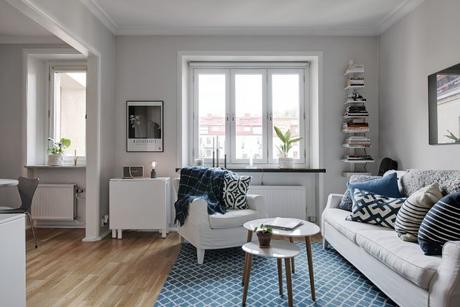 estilo nórdico estilo escandinavo espacios pequeños decoración diseño mini pisos diseño interiores decorar estudio decoración piso alquiler decoración nórdica cocina abierta 