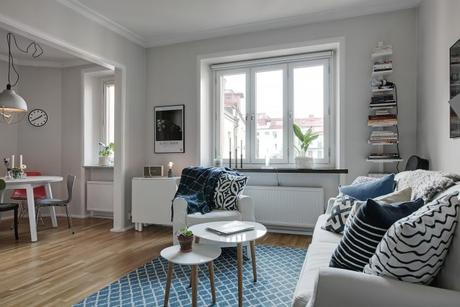 estilo nórdico estilo escandinavo espacios pequeños decoración diseño mini pisos diseño interiores decorar estudio decoración piso alquiler decoración nórdica cocina abierta 