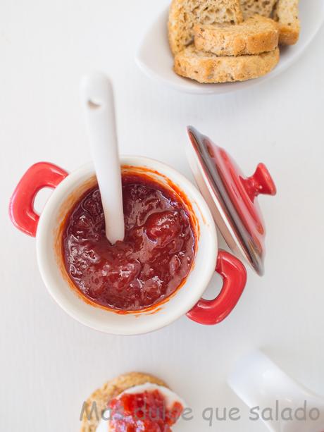 Mermelada de pimiento rojo asado Mermelada de pimiento rojo asado