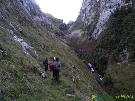 Salida de la Garganta del Rubó