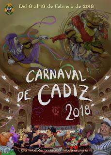Cartel del Carnaval de Cádiz 2018
