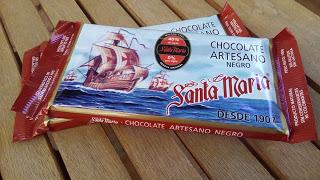 Chocolate artesano negro Santa Maria