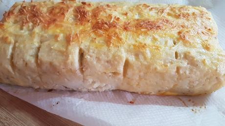 Rollo de papas relleno de carne Rollo de papas relleno de carne