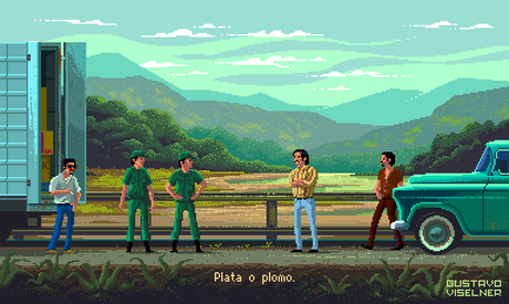 Este artista utiliza el Pixel Art para convertir series y películas a 8 bits