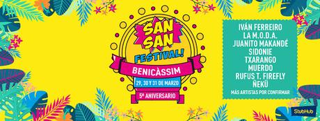 SanSan Festival 2018: Iván Ferreiro, La M.O.D.A., Juanito Makandé, Sidonie, Txarango, Rufus T. Firefly... SanSan Festival 2018: Iván Ferreiro, La M.O.D.A., Juanito Makandé, Sidonie, Txarango, Rufus T. Firefly...
