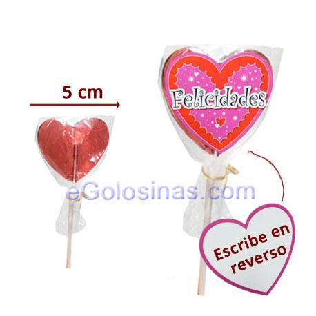 Piruletas de San Valentín