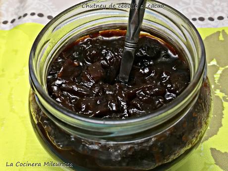 Chutney de cebolla al cacao