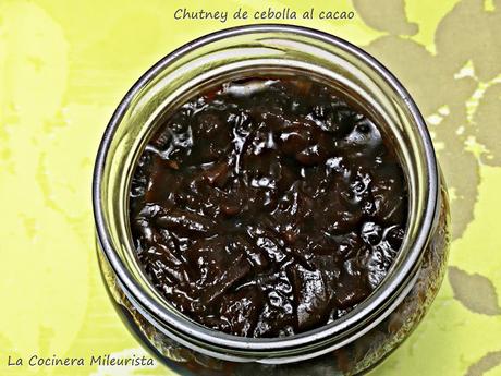 Chutney de cebolla al cacao