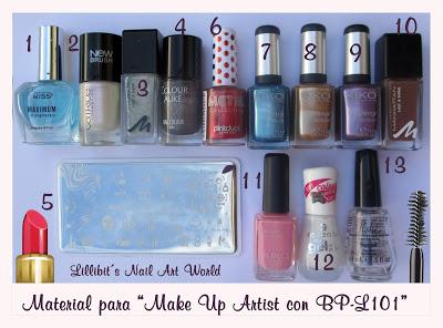Make up artist :-) Placa BP-L101 de Born Pretty Store