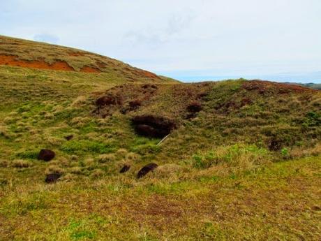 Puna Pao. La cantera de los pukao. Rapa Nui Puna Pao. La cantera de los pukao. Rapa Nui