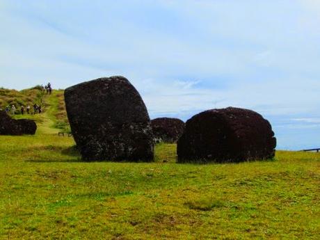 Puna Pao. La cantera de los pukao. Rapa Nui Puna Pao. La cantera de los pukao. Rapa Nui