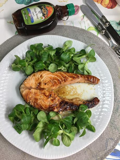 Salmón Caramelizado A La Plancha