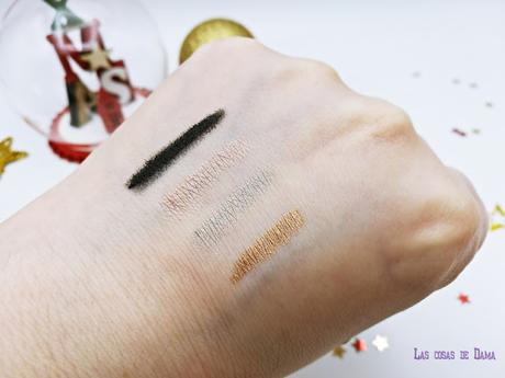 deborah Milano maquillaje makeup navidad metallic jewell gold 