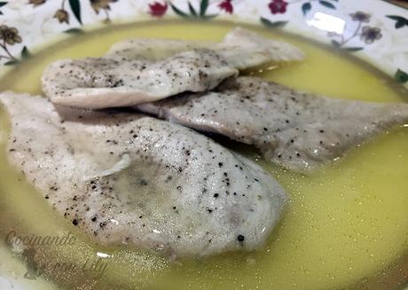 Filetes De Pollo Con Salsa De Limón