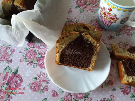 Cake de plátano y chocolate