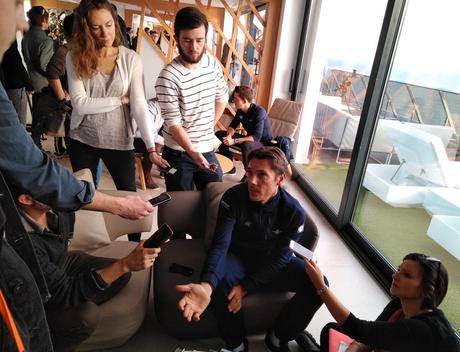 Los amigos de Ciclored ruedan con el equipo Quick Step. Aquí su experiencia