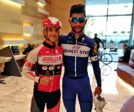 Los amigos de Ciclored ruedan con el equipo Quick Step. Aquí su experiencia