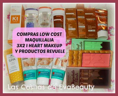 Compras Low Cost Maquillalia (3x2 I Heart Makeup y productos Revuele)