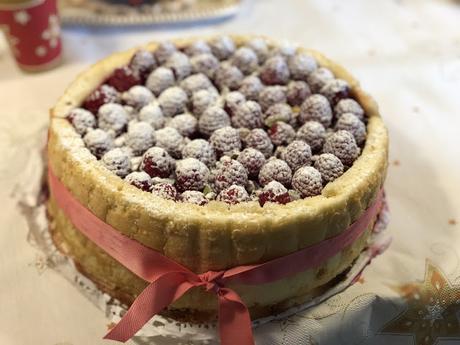 Tarta Charlotte de frambuesas o charlota de frambuesas