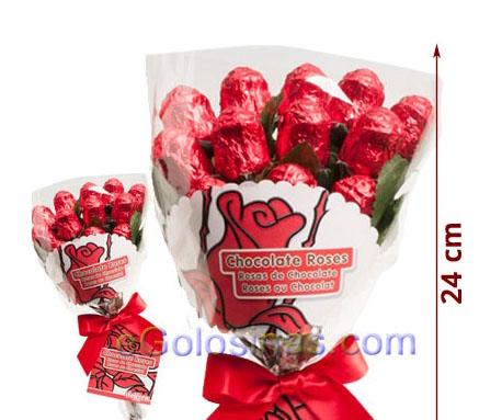 Corazones de chocolate San Valentín