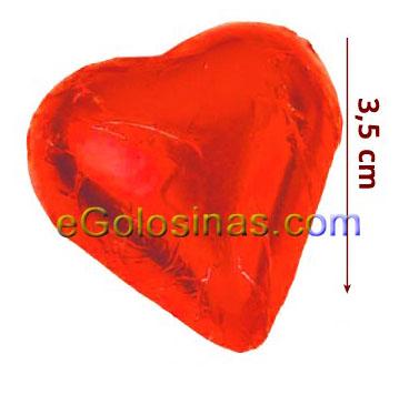 Corazones de chocolate San Valentín