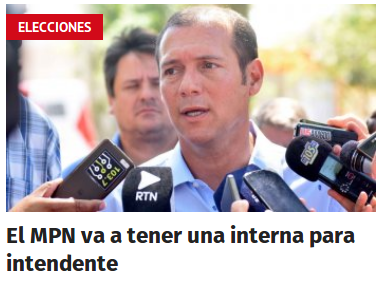 El MPN va a tener una interna para intendente